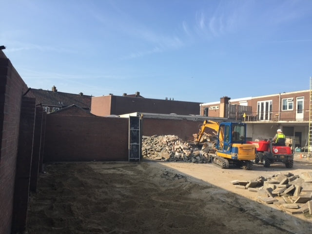 Nieuwbouwen van 22 Garageboxen